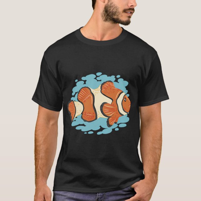 Söt clownfisk t shirt (Framsida)