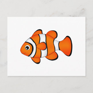 söt clownfisk vykort