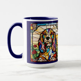 Söt Cocker Spaniel Regnbågsmugg Mugg