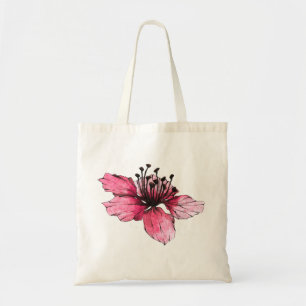 Söt Colorful Blommigt Decorative Tote Bag Design Tygkasse