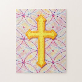 Söt Colorful Faith Kor Puzzle Pussel