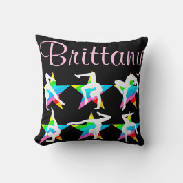 SÖT COLORFUL PERSONALIZE GYMNASTICS PILLOW KUDDE