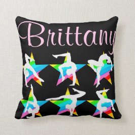 SÖT COLORFUL PERSONALIZE GYMNASTICS PILLOW KUDDE