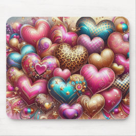 SÖT COLORFUL VALENTINES DAY HEARTS MUSMATTA