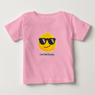 Söt Cool Like [Pappa] Solglasögon Emoji Barn T-Shi T Shirt