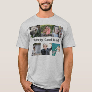 Söt Coola Pappa! Foto T-Shirt - HAMbWG