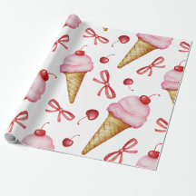 Söt Coquette Akvarell Presentpapper
