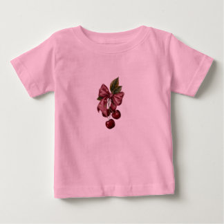 Söt Coquette Körsbärsband Rosa Småbarns-T-Shirt T Shirt