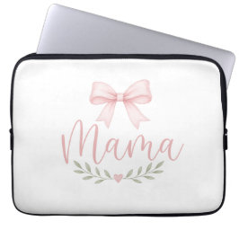 Söt Coquette Mamma Estetisk Design för Mödrar Laptop Fodral