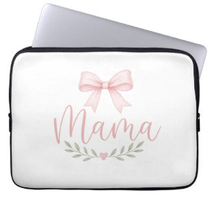Söt Coquette Mamma Estetisk Design för Mödrar Laptop Fodral