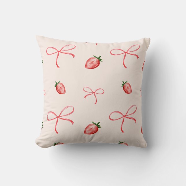 Söt coquette Mönster Feminine Design Kudde (Framsida)