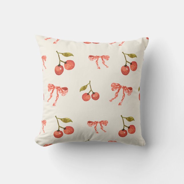 Söt coquette Mönster Feminine Design Kudde (Framsida)