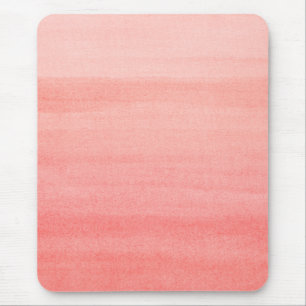 Söt Coral Rosa Ombre Watercolor Mönster Musmatta
