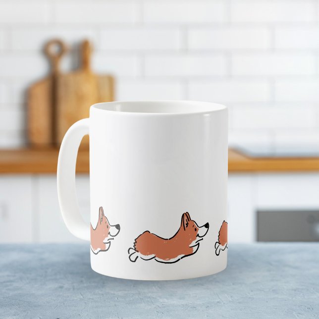 Söt Corgi Enkel Anpassad Mugg (Skapare uppladdad)
