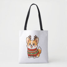 Söt Corgi Hund Ful Jul Tröja Högtidlig Svärm