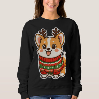 Söt Corgi Hund Fula Jul Tröja Högtidlig Swea