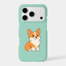 Söt Corgi Hund på Grönt