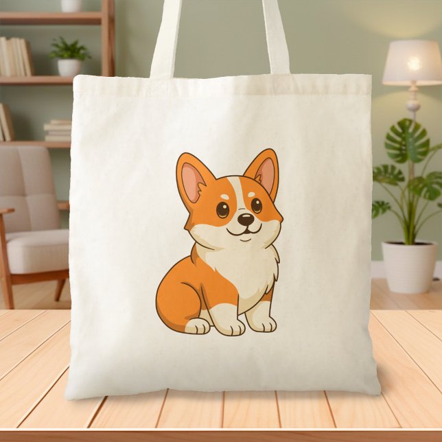 Söt Corgi Hund Tygkasse (Skapare uppladdad)