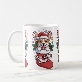 Söt Corgi Julmugg – Paw-liday Glädje Kaffe Kaffemugg