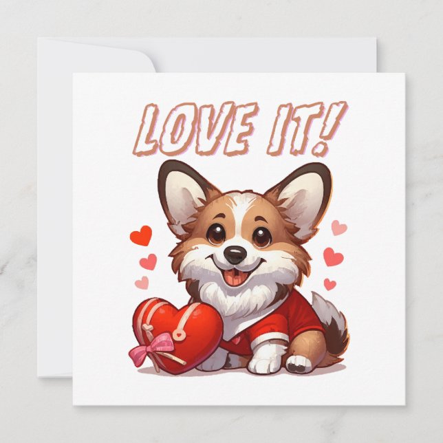 Söt Corgi Kärlek (Framsida)