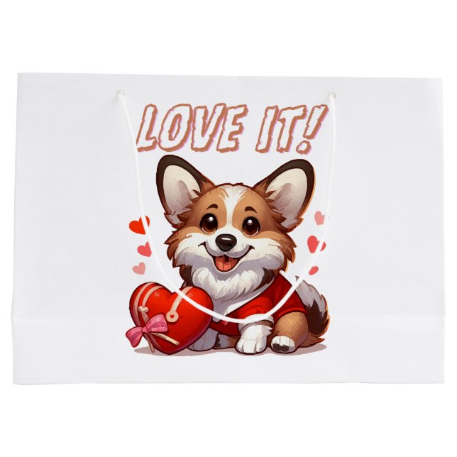 Söt Corgi Kärlek (Baksidan)