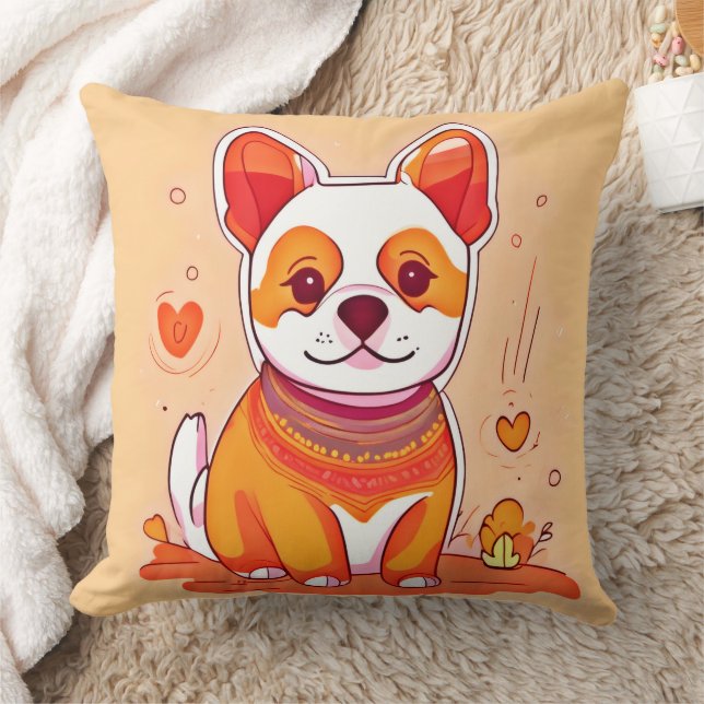 Söt Corgi-serie Kudde (Filt)
