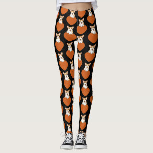 Söt Corgi Valp Hund Leggings