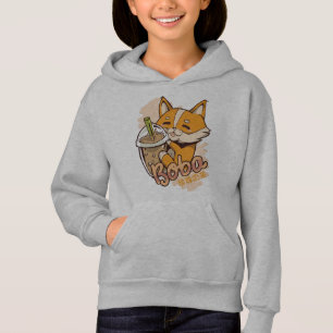 Söt Corgi-valp med Bubble Tea T Shirt