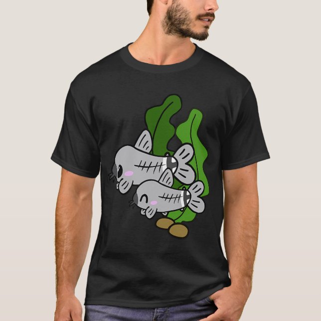 Söt Corydoras hastatus-par T Shirt (Framsida)
