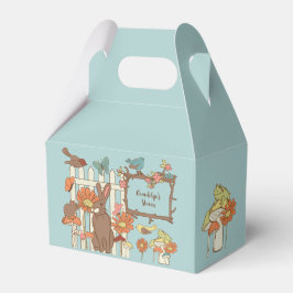 Söt Cottagecore Birds and Animals Personlig Presentaskar