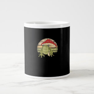 Söt Cottagecore Estetisk Groda Svamp Goblincor Jumbo Mugg