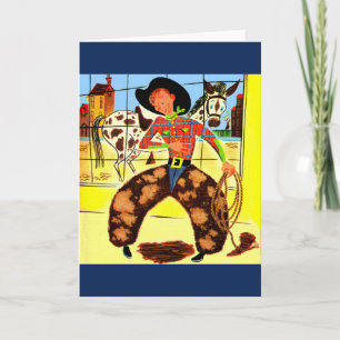 söt cowboy kort