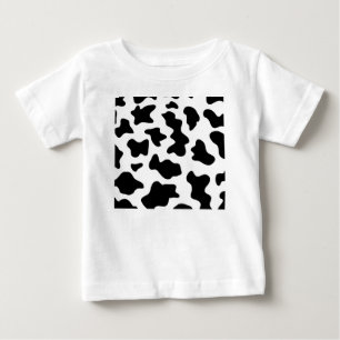 söt cowboy svart och vit gårdskojprint t shirt