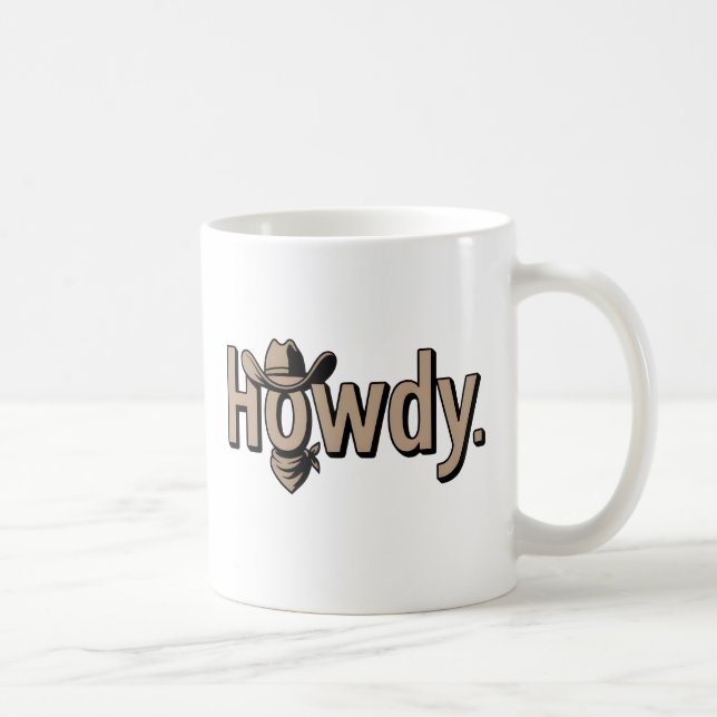 Söt cowboy western cowboy dräkt män  kaffemugg (Höger)