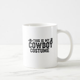 Söt Cowboy Western Cowboy Outfit För Män Kaffemugg