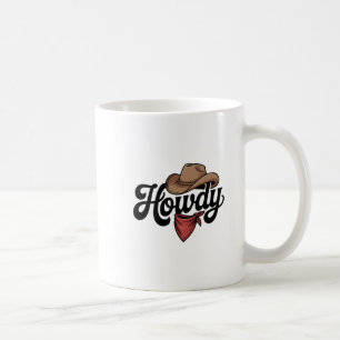 Söt Cowboy Western Cowboy Outfit Män Kaffemugg