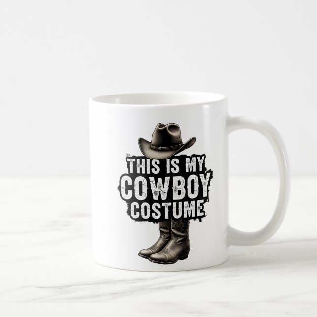 Söt Cowboy Western Cowboy Outfit Män  Kaffemugg (Höger)