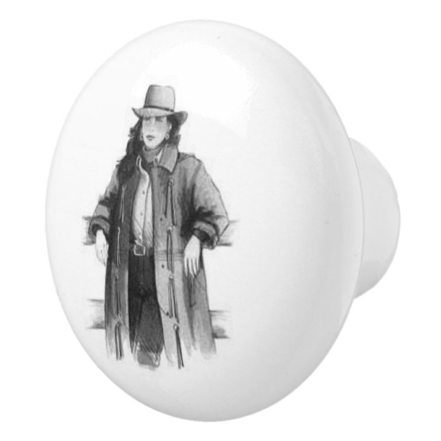 Söt Cowgirl Knopp (Höger)