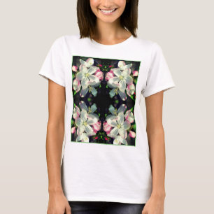 Söt Crabapple Flower Blommar Abstrakt T Shirt