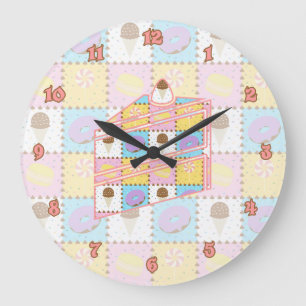 Söt Cravings Clock Stor Klocka