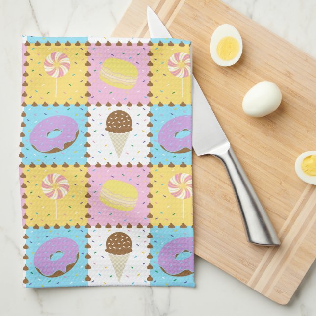 Söt Cravings Kitchen Towel Kökshandduk (Vikt i Fjärdedel)
