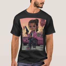 Söt Crime‑City Trouble‑Maker T Shirt