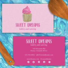 Söt Cupcake Catering Bageri Charming Rosa Social