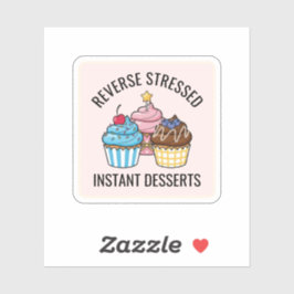 Söt Cupcake Klistermärken