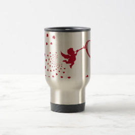 Söt Cupid & Hjärtan Resemugg