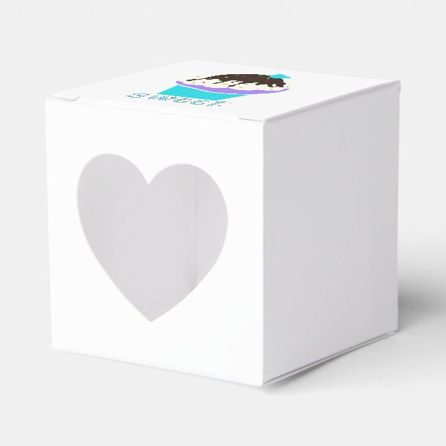 Söt Cuptårta Presentaskar (Framsidan Sidan)