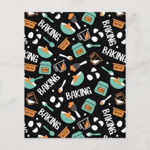 Söt Cute Baking Art Mönster II