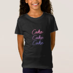 Söt Cute Birthday Party Girl's T-Shirt<br><div class="desc">Tröja för barn på party.</div>