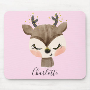 Söt Cute & Girly Pastell Rosa Babyren Musmatta