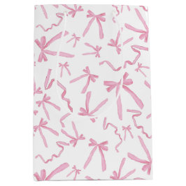 Söt Cute Rosa Ribbon bows Mönster Swag